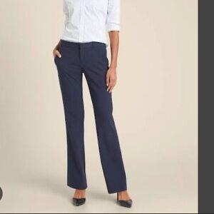 NWT BANANA REPUBLIC FACTORY LOGAN PINSTRIPES NAVY COMBO TROUSER PANTS 4